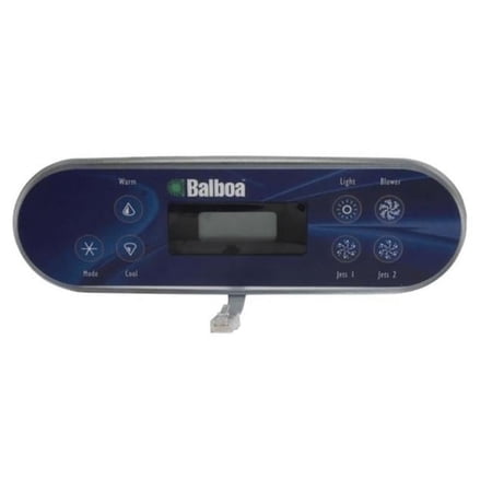 Balboa 53812 Vl700S Oblong 7-Button LCD No Overlay Spaside Control, Balboa