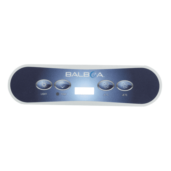 Balboa Water Group 12237 VL400 Overlay w/ Buttons for Light/Temp/Jets/Jets