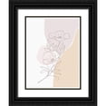thumbnail image 1 of Balbuena, Sabrina  19x24 Black Ornate Wood Framed with Double Matting Museum Art Print Titled - Abstract Minimal Magnolia, 1 of 4