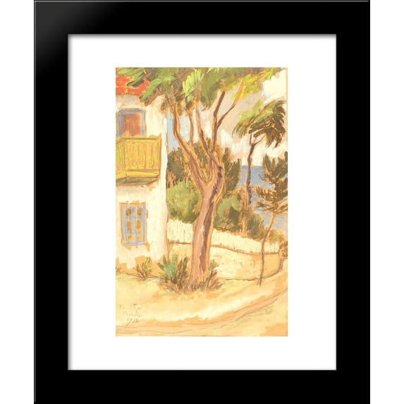 Balcic Corner 20x24 Framed Art Print by Nicolae Tonitza
