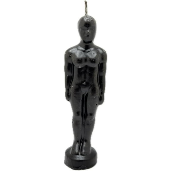 Balck -Male Figure Image Candle -(1pc) -Vela Negra de Imagen Hombre -Spell,Spell Work,Ritual,Magic, Black, CN-5B