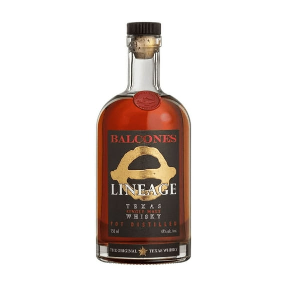 Balcones Lineage Texas Single Malt Pot Distilled Whiskey, 750 ml 47% ABV