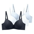 thumbnail image 1 of Balconette Bras for Women Plus Size Underwired Solid Color Maternity Sleeping for Everyday Nightwear, 1 of 2
