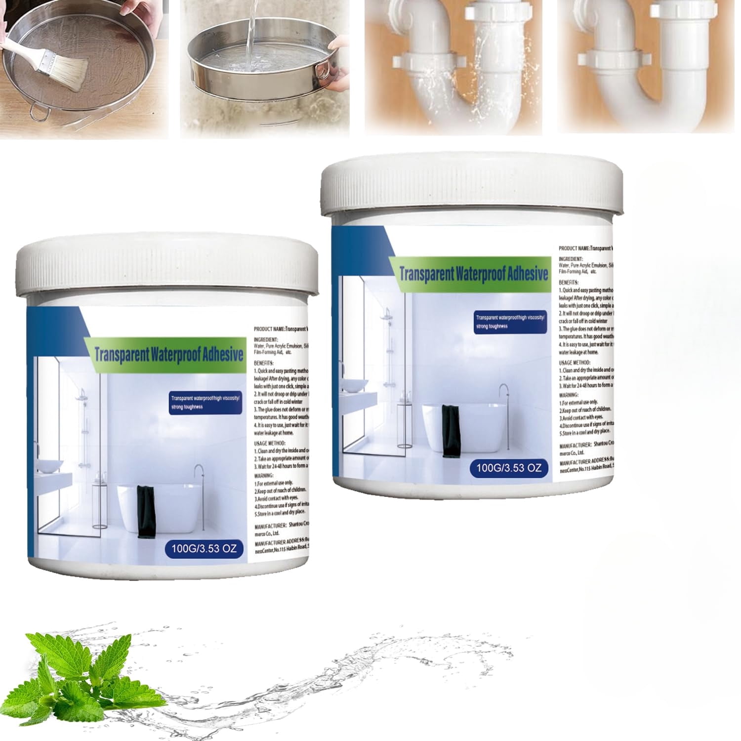 Transparent Gutter Balconfoster Transparent Waterproof Coating, Waterproof Insulation ...