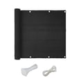 thumbnail image 1 of Balcony Fence Privacy Screen Cover Sunshade Sail For Apartment Railing Low Garden Fence Deck, 1 of 6