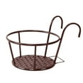 thumbnail image 1 of Balcony Flower Stand, Iron Railing Planter Holder for Outdoor Plants, Hanging Planters for Fence Garden, 1 of 5