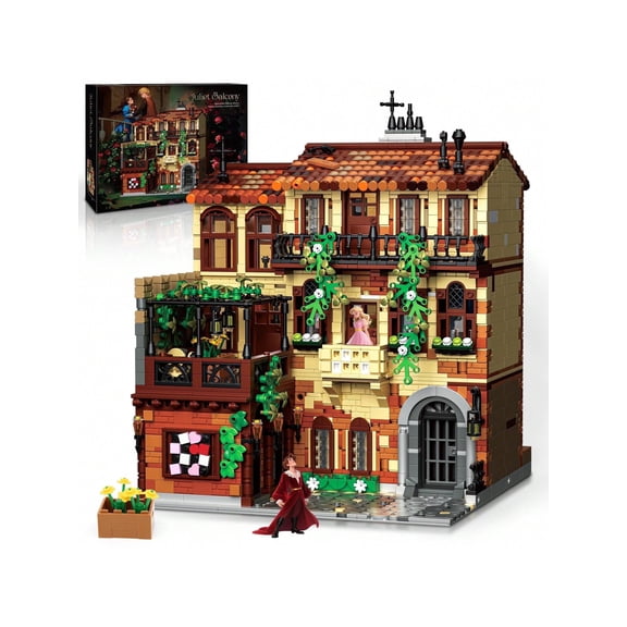 YOUEEFY Balcony House Building Set, 3800 PCS Italian Renaissance Architecture Kit