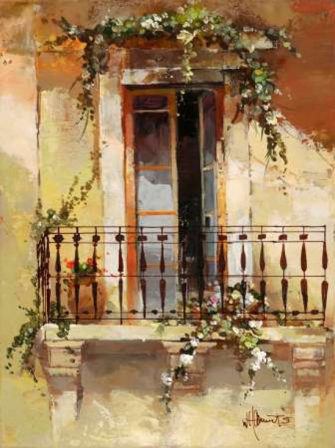 Balcony III Canvas Art - Willem Haenraets (18 x 24)