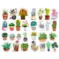 thumbnail image 1 of Balcony Potted Succulents Aesthetic Sticker Pre-cut Cute Diary Travel Paper Journal Stickers Scrapbooking Stationery Sticker Flakes Art Supplies, 1 of 1