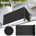 thumbnail image 1 of Balcony Privacy Screen Cover Windproof Fence Mesh Netting for Patio Deck Porch Railing Anti-Theft Protective Barrier Shade Cloth Outdoor Garden Yard Pool Enclosure Security Blocker(2.95x9.84ft), 1 of 8
