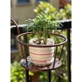 thumbnail image 1 of Balcony Rail Planters Hanging Railing Plant Holder Stand Flower Pot Basket for Fence Patio Deck Planter Outside and Indoor, 1 of 1
