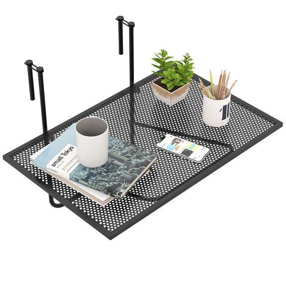 Balcony Railing Table, Outdoor Folding Hanging Table