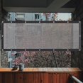 thumbnail image 1 of Balcony Screen Privacy Fence Cover HDPE UV Resistant Privacy Screen Outdoor Balcony Shield Decor Mesh Fence Panel Cover for Deck Patio Backyard Pool Porch Outside(Black), 1 of 4
