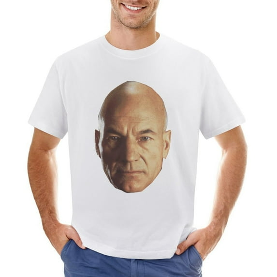 Bald Actor Men’s Graphic T-shirt Vintage Short Sleeve Sport Tee White 2XL