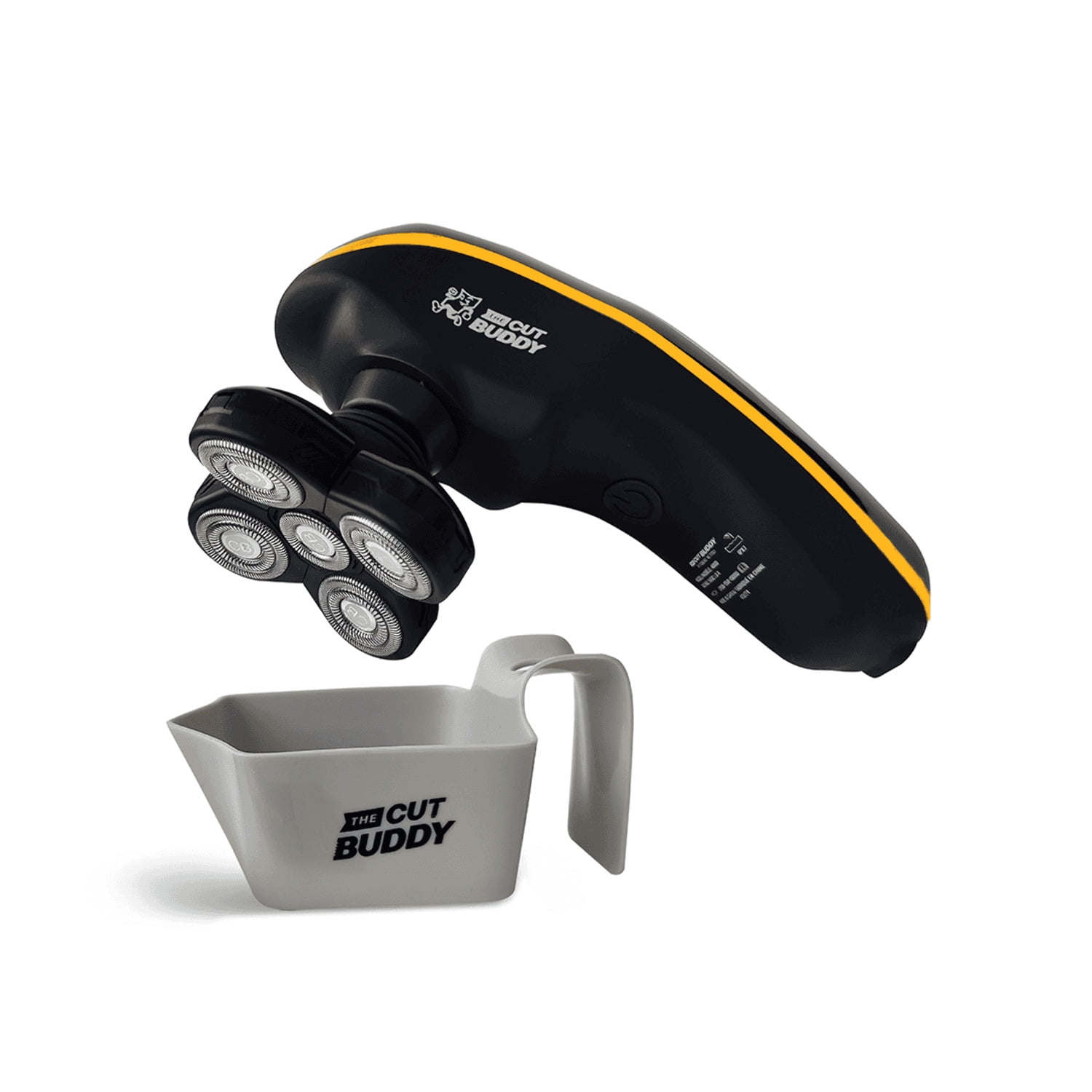 Bald Buddy - Waterproof Electric Razor with Rotary Cutting Edge for Men - Cordless, Travel-Friendly, Wet or Dry Shaving
