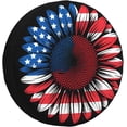 thumbnail image 1 of Bald Eagle American Flag Spare Tire Cover Patriotic USA Independence Day Wheel Protectors Weatherproof Universal Wheel Cover Fit for Rv SUV Travel Trailer Camper Truck July 4th Gifts, 1 of 10