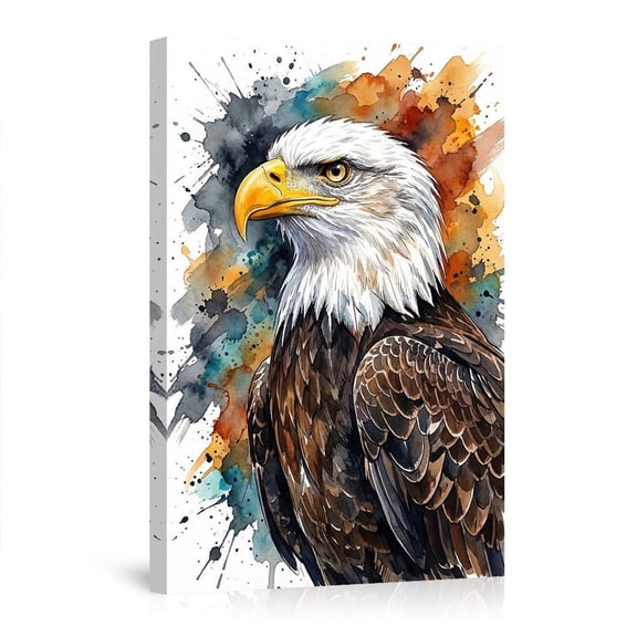 Bald Eagle Art For Bedroom Living Room Office Canvas