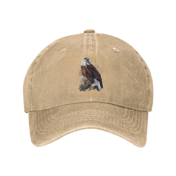 Bald Eagle Baseball Caps for Men Women Adjustable Casual Trucker Hats for Fishing Outdoor Activities Fashion Hats