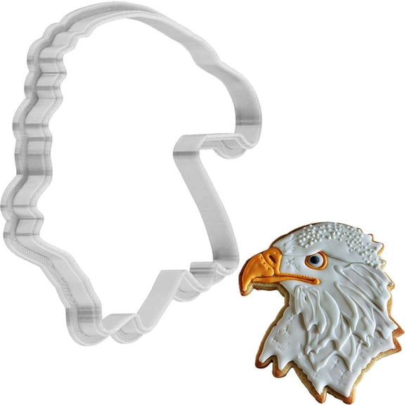 Bald Eagle Cookie Cutter 4 Inch Made in USA by WONDERTORY