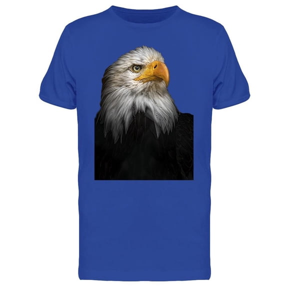 Bald Eagle Detailed Portrait T-Shirt Men -Image by Shutterstock, Male Large