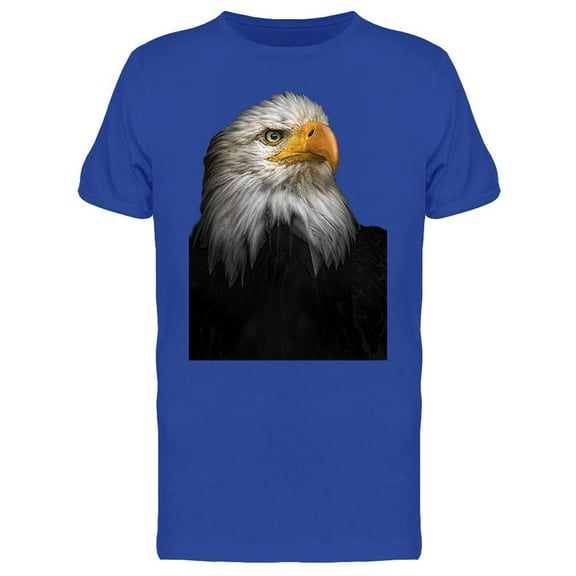 Bald Eagle Detailed Portrait T-Shirt Men -Image by Shutterstock, Male Small