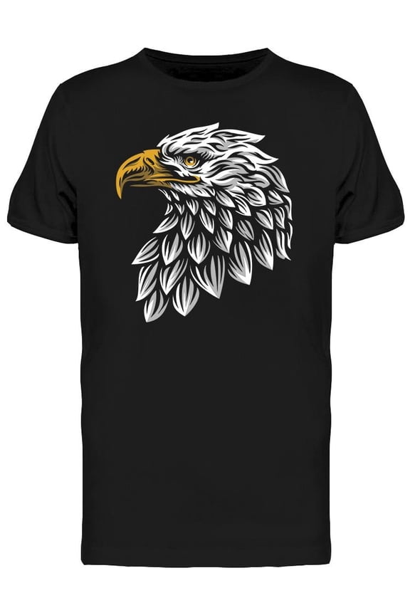 Bald Eagle Face Portrait. T-Shirt Men -Image by Shutterstock, Male XX-Large