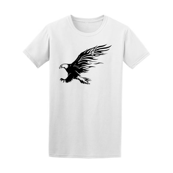 Bald Eagle Flame T-Shirt Men -Image by Shutterstock, Male x-Large