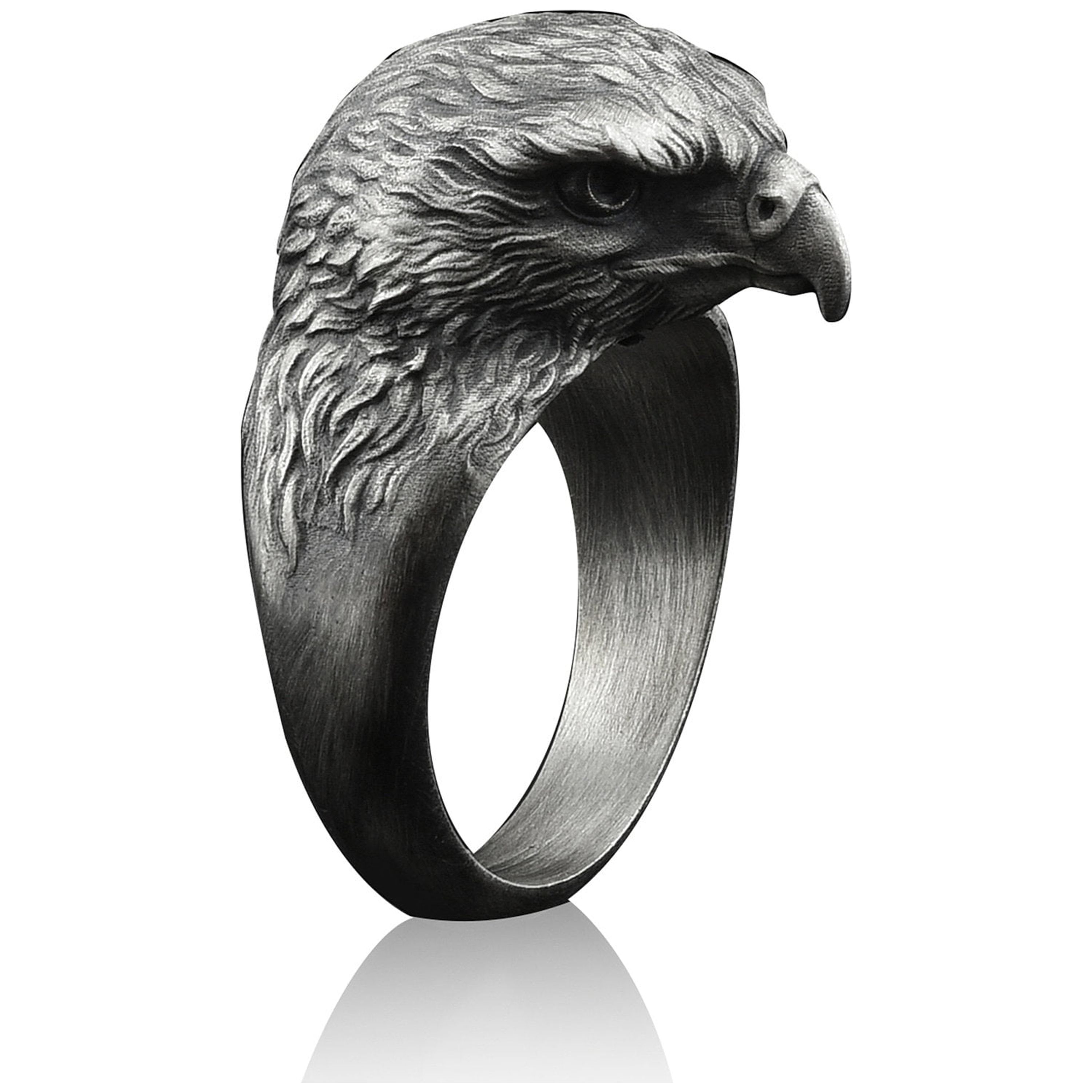 Detailed Intricate!! Zuni Native American Sterling Silver Beald Eagle Ring Detailed Intricate!! Zuni Native American Sterling Silver Beald Eagle Ring