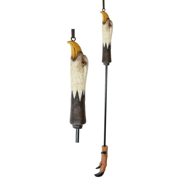 Bald Eagle Head Talons Long Reach Hand Back Scratcher Wall Hanging Figurine 19"L