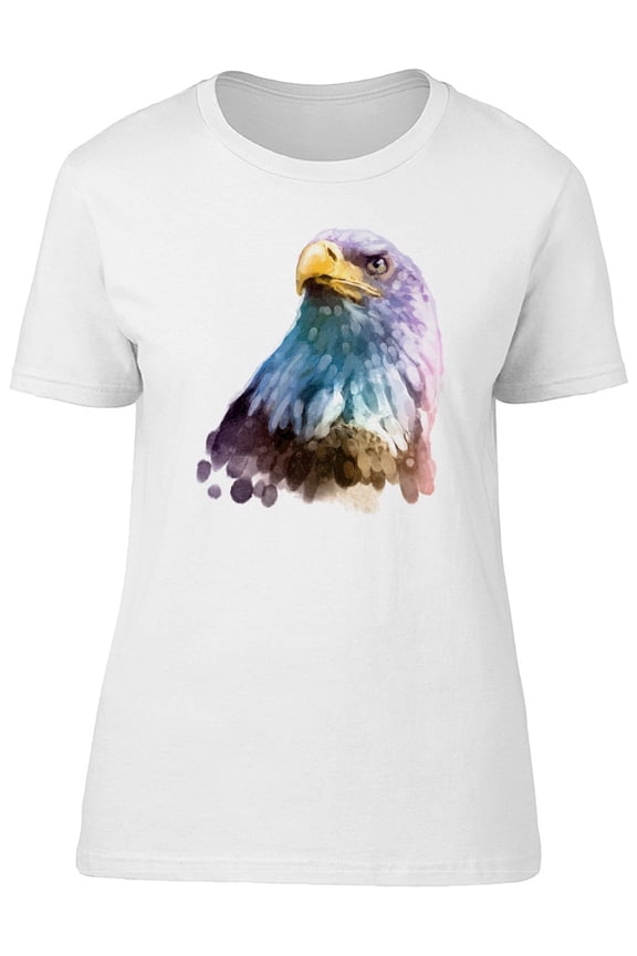 Bald Eagle In Watercolor T-Shirt Men -Image by Shutterstock, Male Large