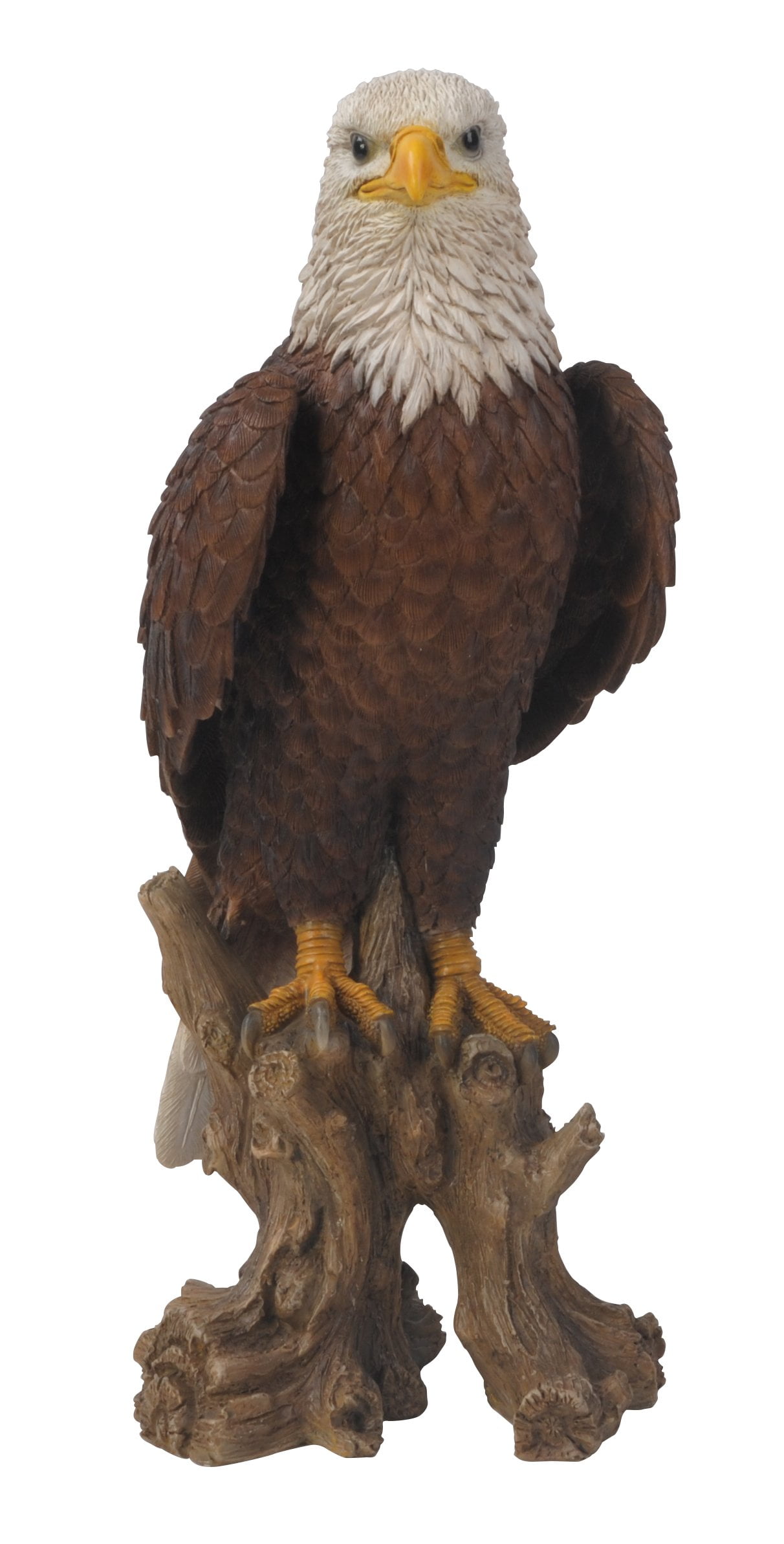 Bald Eagle On Stump