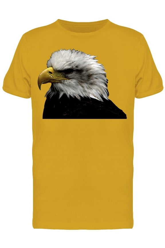 Bald Eagle Portrait T-Shirt Men -Image by Shutterstock, Male Small