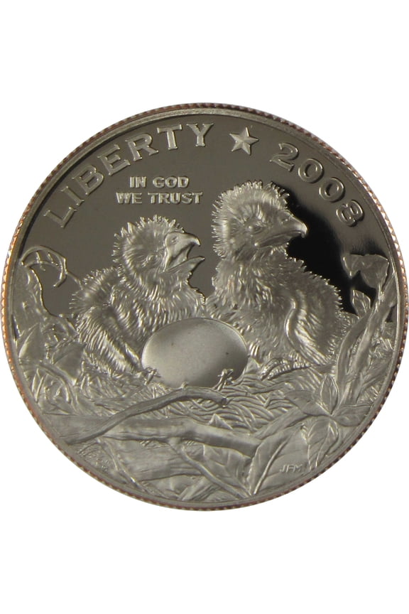 Bald Eagle Recovery Commemorative Half Dollar 2008 S Choice Proof Clad