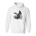 thumbnail image 1 of Bald Eagle Sketch Hoodie Men -Image by Shutterstock, Male Large, 1 of 4
