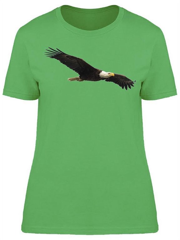 Bald Eagle Soaring The Sky T-Shirt Women -Image by Shutterstock, Female Small