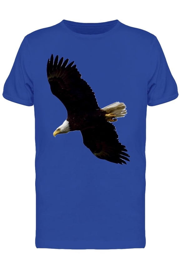 Bald Eagle Soars The Sky T-Shirt Men -Image by Shutterstock, Male x-Large