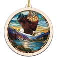thumbnail image 1 of Bald Eagle Stained Glass Suncatcher Ornament – Ornament Gift for Family, Friends, Men & Women, Christmas 2025 Keepsake, 1 of 6