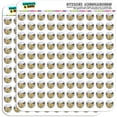 thumbnail image 1 of Bald Eagle Staring Raptor Bird of Prey 200 1/2" (0.5") Planner Calendar Scrapbooking Crafting Stickers, 1 of 2