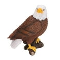 Bald Eagle Statue Head Turn Style Rich Details Stable Durable Resin