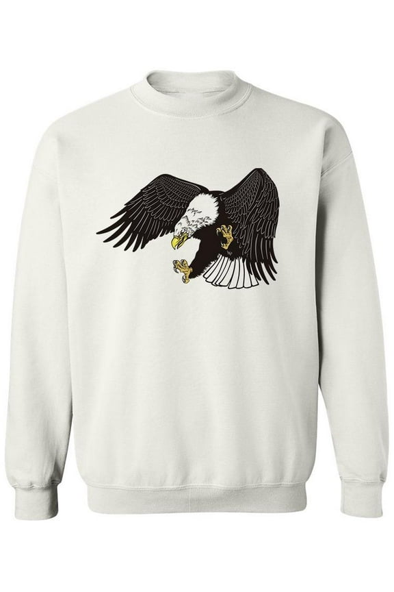 Bald Eagle . Sweatshirt Men -Image by Shutterstock, Male Large