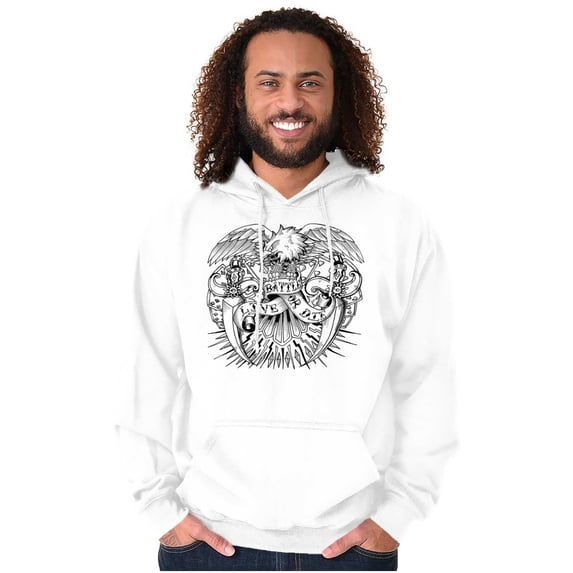 Bald Eagle Traditional American Hoodie Sweatshirt Women Men Brisco Brands X