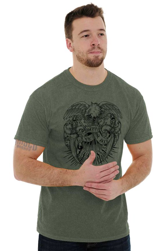 Bald Eagle Traditional American Unisex Plus Size Graphic Tee Brisco Brands 3X