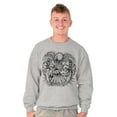 thumbnail image 1 of Bald Eagle Traditional American Unisex Plus Fleece Graphic Sweatshirt Brisco Brands 4X, 1 of 5