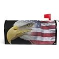 thumbnail image 1 of Bald Eagle with US Flag Magnetic Mailbox Cover Standard Size for Garden Yard Outdoor Decorations-18 x 20.8", 1 of 5