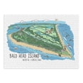 thumbnail image 1 of Bald Head Island, North Carolina, Line Drawing (1000 Piece Puzzle, Size 19x27, Challenging Jigsaw Puzzle for Adults and Family, Made in USA), 1 of 4