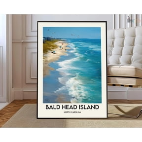 Bald Head Island North Carolina Poster Unframed Paper Print