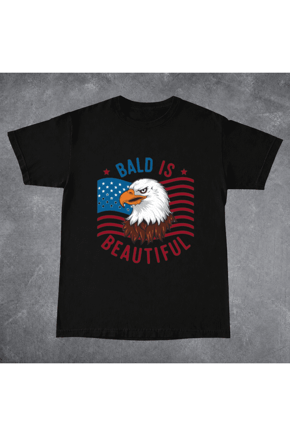 Bald Is Beautiful Funny Hairless Guy Bald Head Humor Gift Unisex T-ShirtPlus Size S–5XL Available