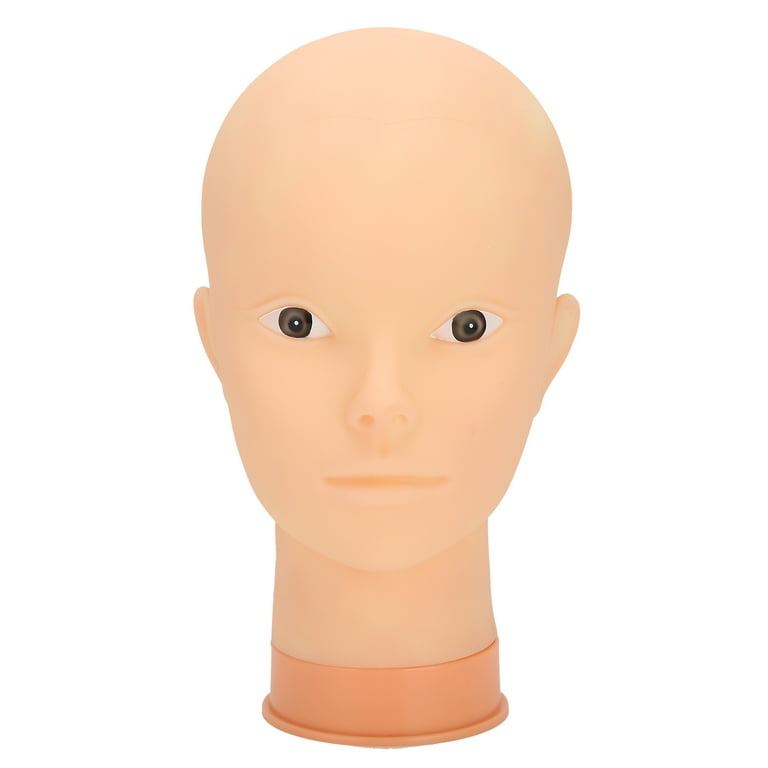Bald Manikin Head, Manikin Model Doll Head Makeup Training Head
