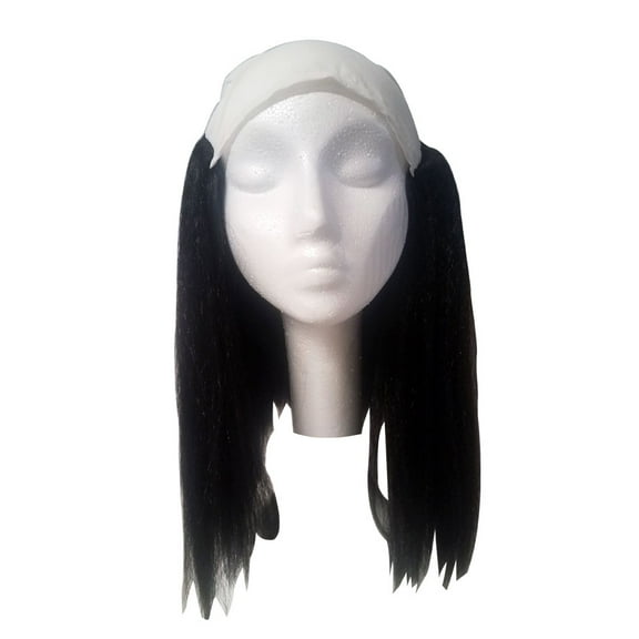 Bald Straight Clown Wig - Black