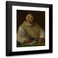 thumbnail image 1 of Baldassare Peruzzi 11x14 Black Modern Framed Museum Art Print Titled - Portrait of an Olivetan Monk, 1 of 5